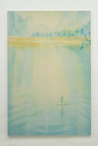 Kicking the Water (from here) by Naofumi Maruyama contemporary artwork painting, works on paper