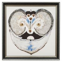 The Arien Owl by Lucy Dodd contemporary artwork mixed media