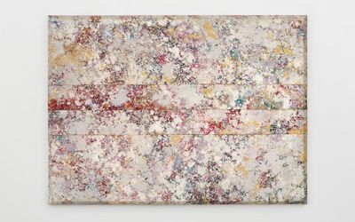 Sam Gilliam, For Brass (1976). Acrylic on canvas. 158.4 x 214.3 cm. Courtesy the Hirshhorn Museum and Sculpture Garden.