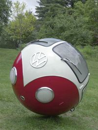 Volkswagenball by Lars Erik Fisk contemporary artwork sculpture