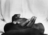 Hands of Contentment, Tuskegee, Alabama by Chester Higgins contemporary artwork photography