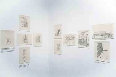Exhibition view: Gao Jie, Lockdown Diary, Tabula Rasa Gallery, London (9–28 September 2022). Courtesy Tabula Rasa Gallery.