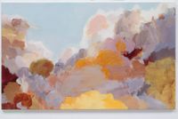 Wolken, leuchtend by Silke Leverkühne contemporary artwork painting