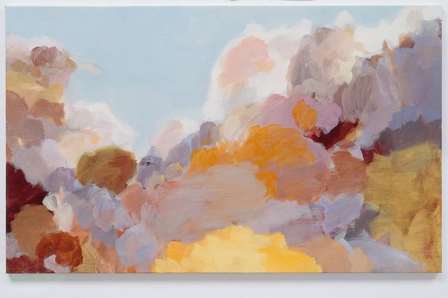 Wolken, leuchtend by Silke Leverkühne contemporary artwork