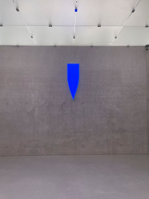 Alien Blue Window (500 S Buena Vista St, Zenem) by Pamela Rosenkranz contemporary artwork