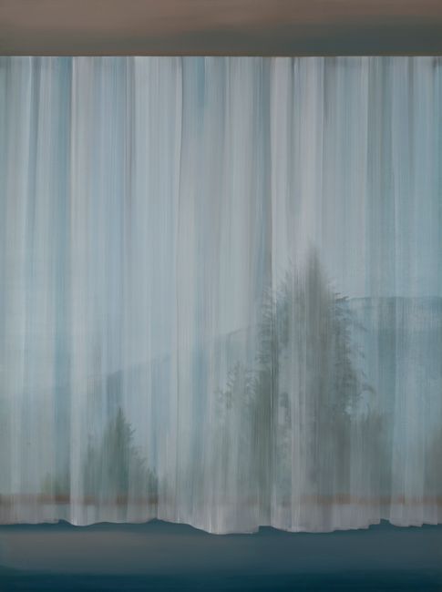 Landscape with curtain 1 by Park Kyung-A contemporary artwork