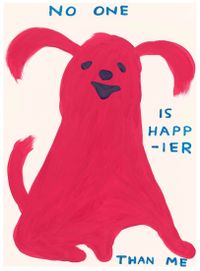 No one is Happier than Me by David Shrigley contemporary artwork print