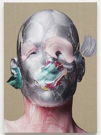 Upper World Portrait by Matthew Stone contemporary artwork painting