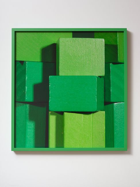 ICON green (iii) by Shaun Waugh contemporary artwork