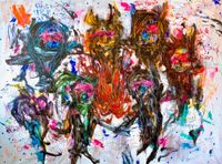 Spontaneous Diversity: Fire by Takashi Hara contemporary artwork painting