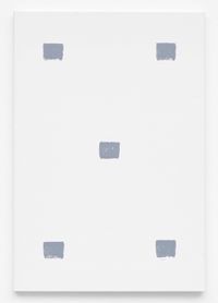 Empreintes de pinceau N°50 à intervalles réguliers de 30 cm by Niele Toroni contemporary artwork painting