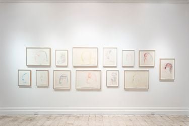 Exhibition view: Marisa Merz, Galdstone 64, New York (29 April–17 June 2023). Courtesy Gladsone Gallery.