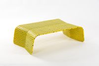 Murrina Low Table Yellow by Marc Newson contemporary artwork mixed media