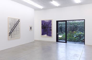 Exhibition view: Thomas Müller, Recent Drawings, Kristof De Clercq gallery, Ghent (5 November–17 December 2017). Courtesy Kristof De Clercq gallery.