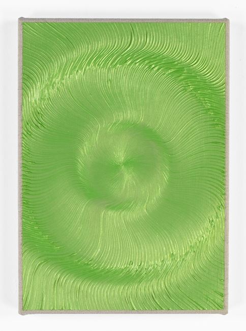Coalescense (Ivory, Iridescent Green, Yellow) by Giacomo Santiago Rogado contemporary artwork