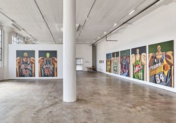 Exhibition view: Julian Pace, Front and Back, Simchowitz DTLA, Los Angeles (2 March–6 April 2023). Courtesy Simchowitz.