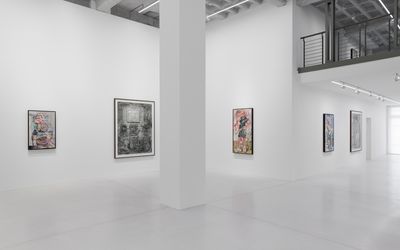 Exhibition view: Adrian Ghenie, Galeria Plan B, Berlin (1 April–13 May 2023). Courtesy the artist and Plan B Cluj. Photo: Trevor Good.