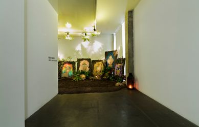 Exhibition view: Adeline Calosci, L'Ermite, l'exo ou l'ésotérisme, A2Z Art Gallery, Paris (26 June–17 July 2021). Courtesy A2Z Art Gallery.