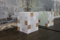 Different Kinds of White (cube) by Chunghyung Lee contemporary artwork installation