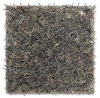 Feld by Günther Uecker contemporary artwork painting, sculpture
