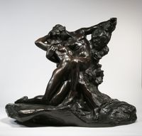 Eternel printemps, second etat, premiere reduction by Auguste Rodin contemporary artwork sculpture
