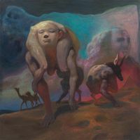Sphinx by Xia Xiaowan contemporary artwork painting