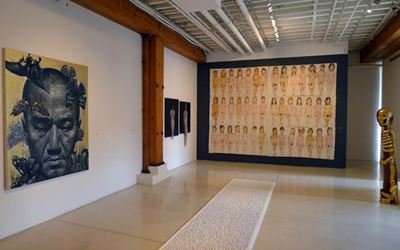 Exhibition view: Group Exhibition, Anthropos, Sundaram Tagore Gallery, Chelsea, New York (4 September–4 October 2014). Courtesy Sundaram Tagore Gallery.