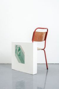 Screen Chair (Tenggren Green) by Matias Faldbakken contemporary artwork sculpture
