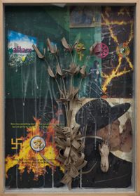 TYhe Catechists x by Norberto Roldan contemporary artwork mixed media