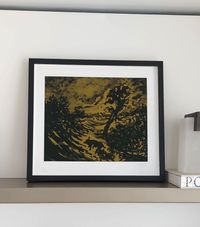 Gainsborough's Gold by Maggi Hambling contemporary artwork print