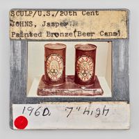 SCULP/U.S./20th Cent JOHNS, Jasper Painted Bronze(Beer Cans) 1960. 7“ high by Sebastian Riemer contemporary artwork photography