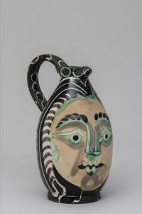 Femme du barbu by Pablo Picasso contemporary artwork ceramics