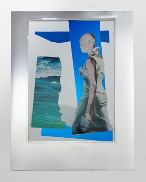 Assemblage - Blue, Silver (Radioactive Avatar #23) by Isaac Julien contemporary artwork mixed media