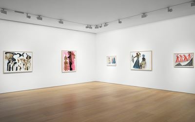 Kara Walker, Norma, 2015-2016, Exhibition view at Victoria Miro, Mayfair, London. Courtesy the Artist and Victoria Miro. © Kara Walker.