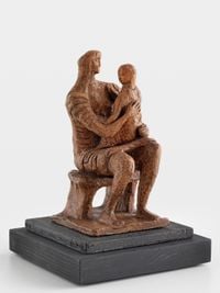 Madonna and Child by Henry Moore contemporary artwork sculpture