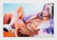 Jasmine Odalisque by Marilyn Minter contemporary artwork painting, sculpture