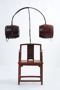 Chaise de concentration by Chen Zhen contemporary artwork sculpture, installation