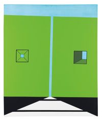 Inclined Horizon (from Proposition Series) by Allan D'Arcangelo contemporary artwork painting