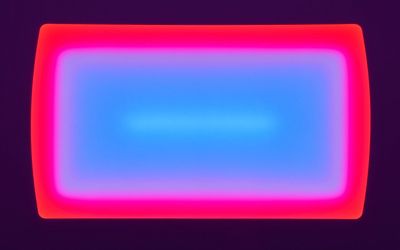 James Turrell, Elemental, Wide Rectangular Curved Glass (2021). © James Turrell. Courtesy Pace Gallery.