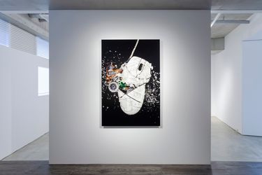 Installation view from Slice of the universe by exonemo