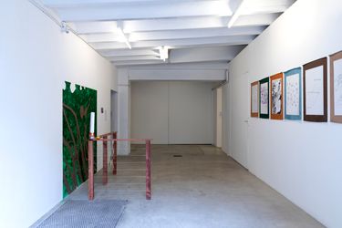 Exhibition view: Group Exhibition, AIR 2022 - Artist in Residence - Vienna / Hungary / Croatia / Sri Lanka, Krinzinger Schottenfeld, Vienna (11 March–22 April 2023). Courtesy Galerie Krinzinger.