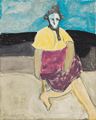Sally by the Sea by Milton Avery contemporary artwork 1