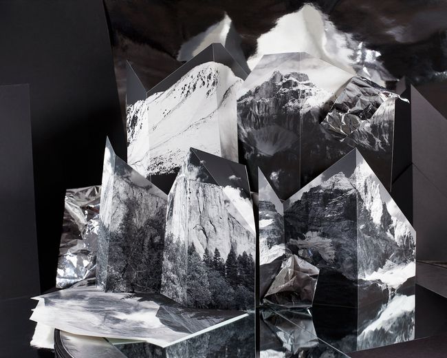 Black and White Mountains by Anastasia Samoylova contemporary artwork