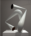 White Pipe Compression by James Angus contemporary artwork 1