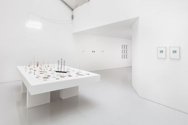 Exhibition view: Peter Liversidge, Either / Or, Kate MacGarry, London (13 January–18 February 2023). Courtesy Kate MacGarry. Photo: Angus Mill.