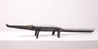 Pikkuw (Crocodile) by Aurukun Artists contemporary artwork sculpture