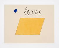 Untitled (learn) by Luca Frei contemporary artwork painting, works on paper