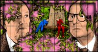 ON THE BENCH by Gilbert & George contemporary artwork mixed media