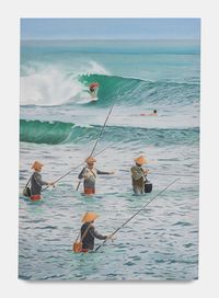 Pantai Pandemi by Adam De Boer contemporary artwork painting, works on paper