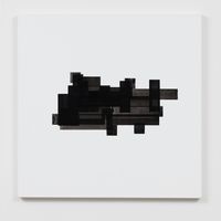 Black Accumulation by Simon Morris contemporary artwork painting